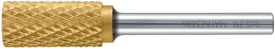 10x65mm ZYA, typ ostří   6+TIN, SK technická fréza, průměr upínací stopky 6 mm